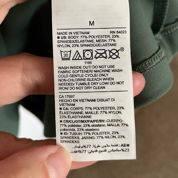 Old Navy Powersoft Go-Dry Racerback Dress Green Size Medium - Picture 8 of 9